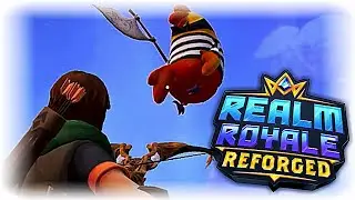 Crossbow Practise | Hunter 24 Kill Solo vs Trios (Realm Royale Reforged)