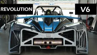 Revolution A-One V6 Sports Prototype Sound On Track - Race Car