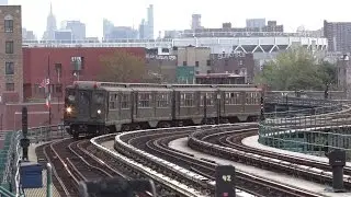 NYC Subway Nostalgia HD 60fps: IRT Lo-V Excursion to Woodlawn Cemetery (Halloween) 10/29/16