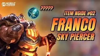 FRANCO BUILD SKY PIERCER? | Mobile legends #mobilelegends #mlbb #francobuild