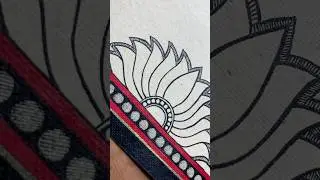 New Madhubani Painting #trending #pushpa2 #art #drawing #madhubanipainting #ytshorts #diy