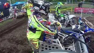 Motocross Msc Mill ONK Zijspan Eerste Manche Camera Onboard bij Jan Hendrickx  22 05 2016