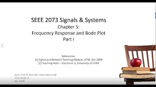 Ch 5 Part 1 Frequency Response and Bode Plot