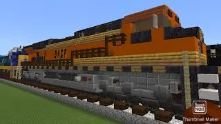 Minecraft BNSF ET44C4 Locomotive Tutorial