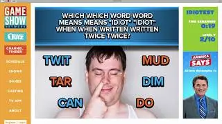 Lawyer with 1000 iQ takes idiotest (must see)