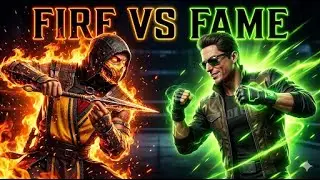 FIRE MEETS HOLLYWOOD | SCORPION VS JOHNNY CAGE | MORTAL KOMBAT 11