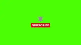 Minimalist Red White Subscribe Button Animation Video