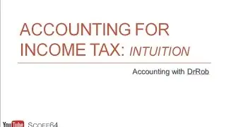 Tax effect accounting (intuition)