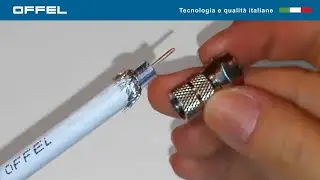 Come innestare il connettore F su cavo coassiale