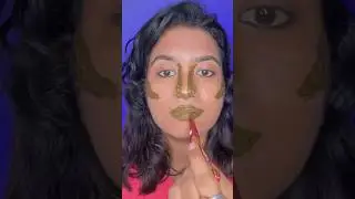 Viral henna contouring hack #youtubeshorts #makeup #beutyhack #hennacontouring