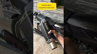 Akrapovic exhaust on honda125🏍️#youtubeshorts #exhaust #bike #cg125 #akrapovic #viral #honda#sound