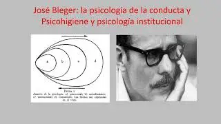 Jose bleger: psicohigiene y psicologia institucional (unlam) (medicina matanza)