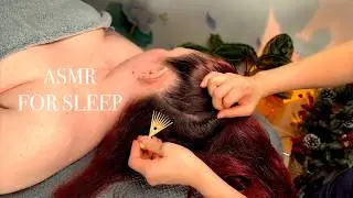 ASMR The Calmest Hair Brushing & Gentle Touch for Anxiety Relief (No Talking/Rain Sounds)