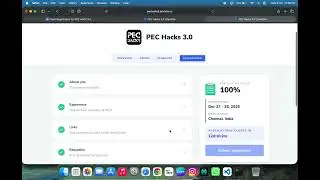 PEC Hacks 3.0 Registration Process Steps 