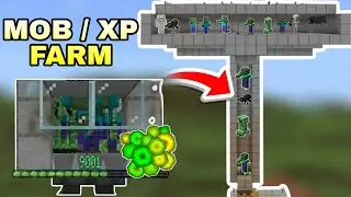 Minecraft Mob And Xpfarm | Minecraft xp farm |Minecraft java bedrock