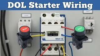 DOL Starter Wiring Connection: Sirf 5 Minute Mein🤯 Sikhein! (Step-by-Step) , all tecnics #trend 