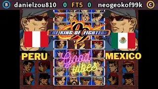 danielzou810 (PERU) (VS) neogeokof99k (MEXICO) kof 99 ! FIGHTCADE ! ONLINE MATCH KOREA JAPAN BRAZIL