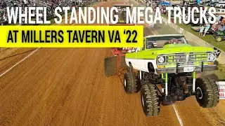 Wheel Standing Mega Trucks at Millers Tavern Spring Nationals