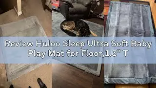 Review Huloo Sleep Ultra Soft Baby Play Mat for Floor,1.3