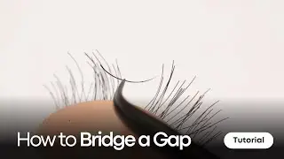 How To Bridge A Lash Gap | Lash Extension Tutorial