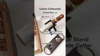 Sultan Edmundo Wood Box-12 Free Cigar Stand #cigars #cerutu #cerutuindonesia #cigarshop #tobacco