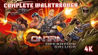 CONTRA OPERATION GALUGA - Gameplay Walkthrough FULL GAME (4K 60FPS) No Commentary - All Bosses