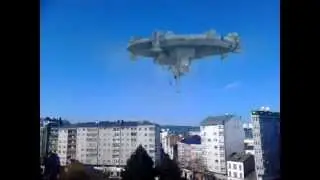 OVNI en Lugo, Espa&ntilde;a/ UFO in Lugo, Spain/ НЛО в Луго, Испания