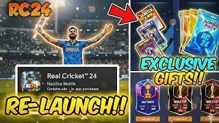 Real Cricket 24 : Updates & Exclusive Gifts From KRAFTON INDIA 😱 l Gameplay & New Features 