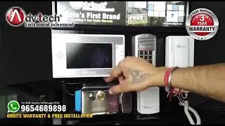 Adv-tech Intercom Doorbell with Inbuilt Access Control with Fingerprint, Card, and Password Features