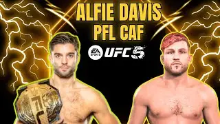 Alfie Davis in UFC 5 👊 Realistic CAF Build (PFL Contender)