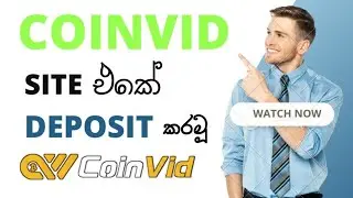 Coinvid Site එකේ Deposit කරමු | how to deposit coinvid platform sinhala