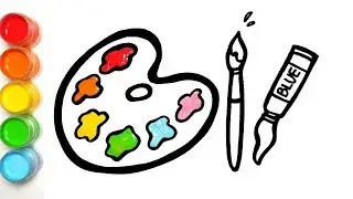 Glitter Color Fun Art Coloring and Drawing Learn Colors | Color Fun Toy Art