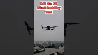 DJI Air 3S Wind Stability Test 💨 | Shocking Result 😱 | Strong Wind उड़ान #djidrone #windtest #shorts