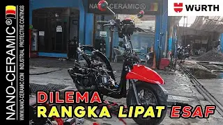 FULL PROTEKSI HONDA SCOOPY! Anti Karat Rangka eSAF + NANO-CERAMIC&reg; SIO5 H9++ Diamond Gloss