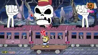 Cuphead EP15 Train is defeated and the pig is sold out