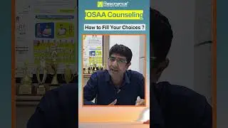 JOSAA Counselling - How to Fill Your Choice ? | Learn from the Resonance Expert | Video 1
