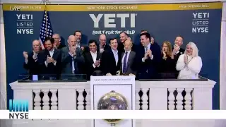 First Day of Trading for YETI Holdings, Inc. (NYSE: YETI)