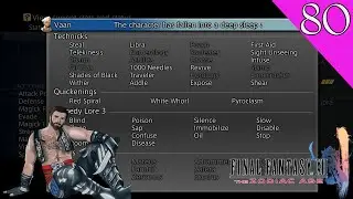 All Techniks - Postgame - FF12 Zodiac Age - 100% Guide - P80
