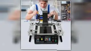 IR6500 BGA Rework Station Infrared Solder Welder System Closedloop Temperature Control with USB Cab