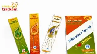 Diwali Crackers | Buy Crackers Online | Tri color sparklers Standard Fireworks