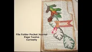 File Folder Pocket Journal Page Twelve Curiosity