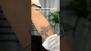 Hare Krishna 💖😌| Sudarshan chakra 🔄 Tattoo ⚔️