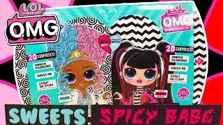 OMG Sweets and Spicy Babe Unboxing Sugar and Spice Dolls