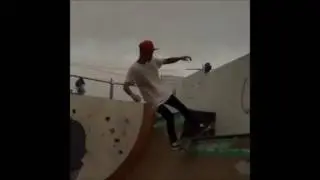 Justin Bieber skateboarding at Brooklyn Projects mini ramp in Los Angeles, California   July 7, 2015