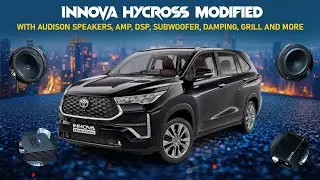 INNOVA HYCROSS MODIFIED WITH AUDISON SPEAKERS, AMP, DSP, SUBWOOFER, DAMPING, GRILL AND MORE