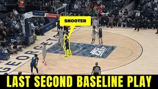 After Timeout Baseline Play vs Man Defense | Last Second Shot