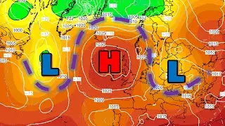 Omega Block Developing giving Warm and Dry for the Whole of UK? 25th August 2021
