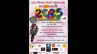 père Noël des motards 2025 Montauban