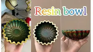 Чаша из смолы 🥰 Праздничное издание 🎄Создаем композиции из смолы вместе ✨