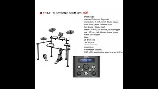 Aroma TDX 21 Edrums complete Review